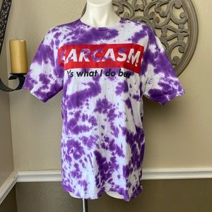 Purple custom Tie-Dye T-Shirt!
